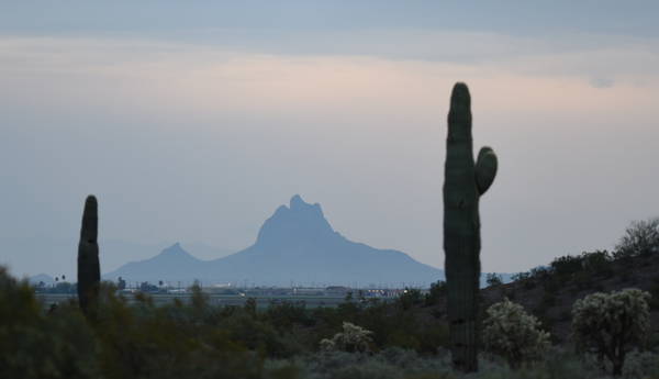 Mountain peaks in Sonoran Desert